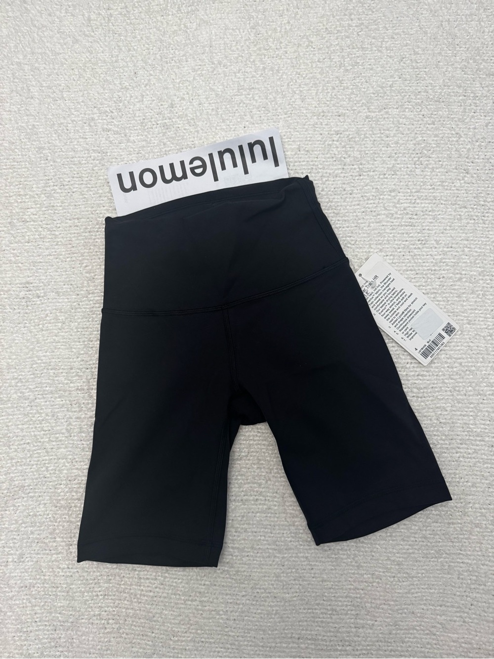 lululemon athletica Black High-Rise Bike Shorts